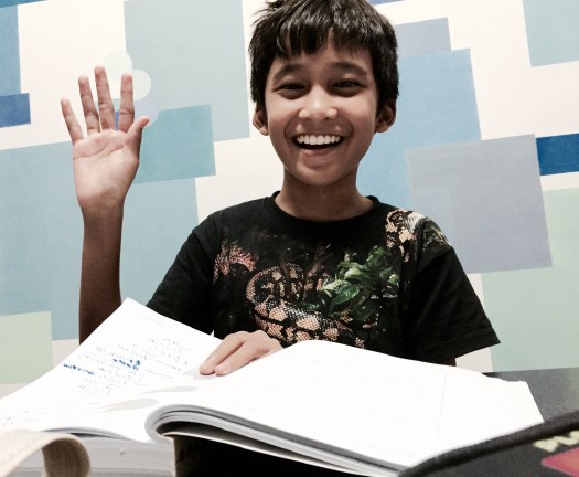 PSLE Singapore Maths Student in eduKate Singapore Tuition Centre Our typically Happy and optimistic students learns more when empowered and encouraged in all the right places.