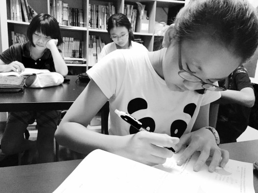 PSLE Student doing MOE SEAB Syllabus PSLE Mathematics Singapore in Tampines Tuition Centre Class